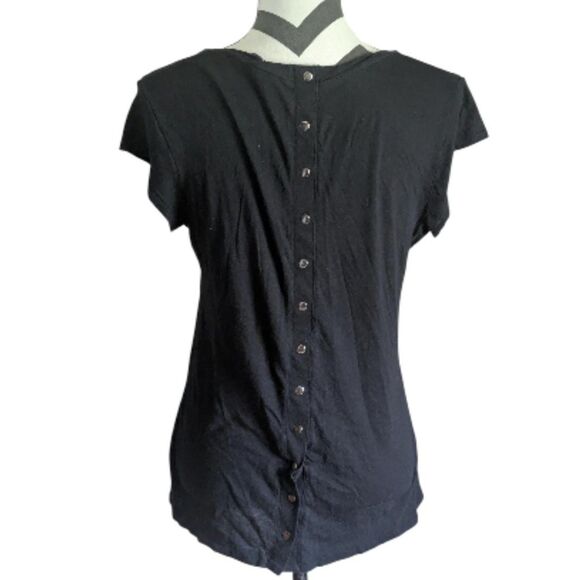 Rock & Republic M Black Floral Cross Graphic Tee - Picture 6 of 6